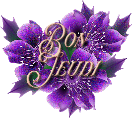 Gif animé Bon jeudi viollette